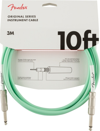 Cable Fender Original Series 3m, Surf Green