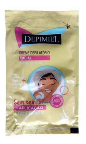 Creme Depilatório Facial Sachê 10g Depimiel
