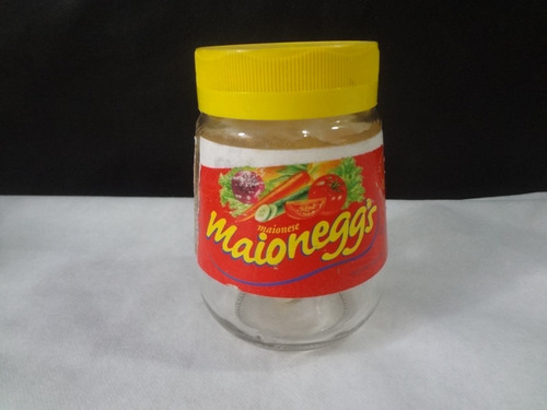Pote De Maionese Antigo Com Rotulo Maionegg S (Usado)