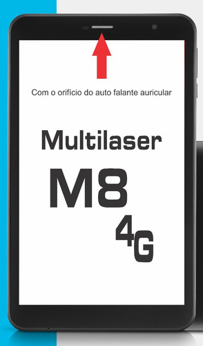 Tela Touch Vidro Compatível Com Multilaser M8 4g