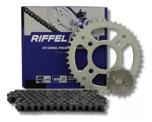 【2024A/W新作★送料無料】 Kit 91357 Riffel Titanium 17-18 Factor Ybr125i Transmissao 着せ替え服・アウトフィット