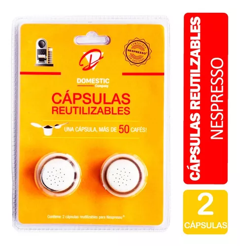 4 Capsulas Recargables Dolce Gusto / Nespresso Reutilizables