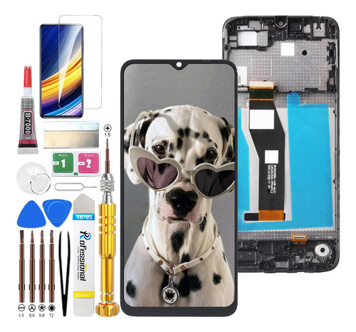 Pantalla Lcd Para Moto E13 Xt2345 Xt2345-2 Con Marco Jkpkj