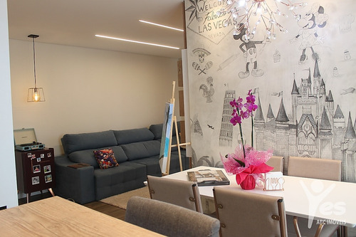 Imagem 4 de 27 de Ref.: 3088 - Apartamento Com Condomínio, 03 Dormitórios Sendo 01 Suíte E 2 Vagas Na Vila Scarpelli. Santo André - Sp. - 3088