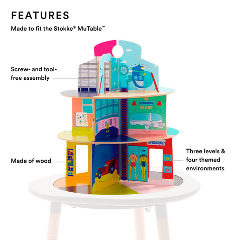 Stokke Mutable Heroes Playhouse - Incluye Cueva De