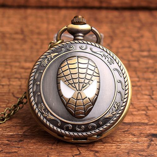 Reloj Collar Coleccionable De Spiderman M1