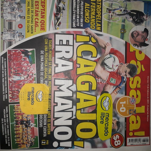 Periódico Histórico Pásala Tigres Subcampeón Del Mundial 