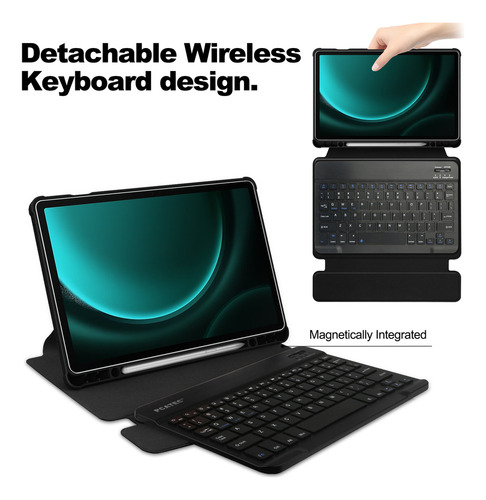 Para Samsung Galaxy Tab S9 Fe Plus Con Funda Con Teclado