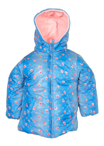 Campera Nena Beba Floreada Impermeable Balagan