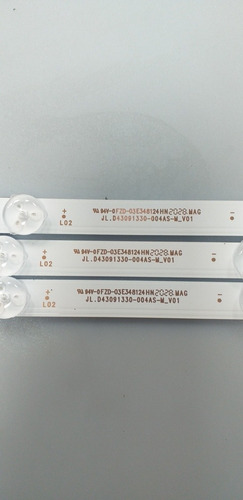 Kit De Leds Para Pantalla Evl Modelo 43evls4 (Usado)