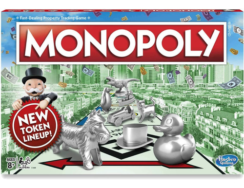 Monopoly Clásico Ahora Con Gato, Pato Y Dinosaurio