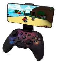 Comprar Control RGB Bluetooth Slim Company Joystick Controlador Inalámbrico Compatible Con Nintendo Switch PC Android iOS Gamepad Gamer Color Negro