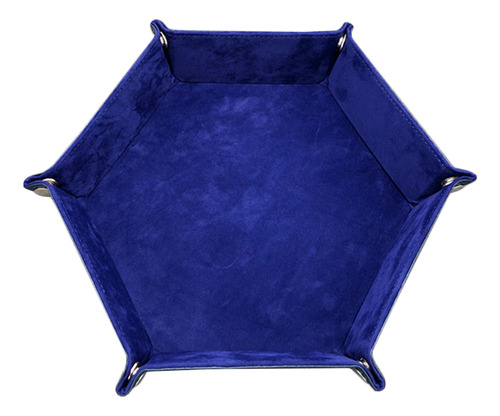 Caja Plegable De Piel Sintética Con Bandeja Hexagonal Para D