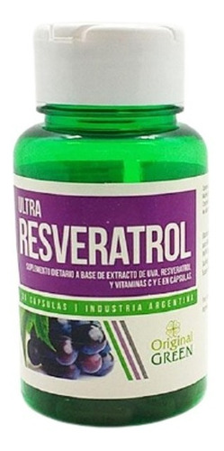Ultra Resveratrol Original Green 30 Capsulas - Dw