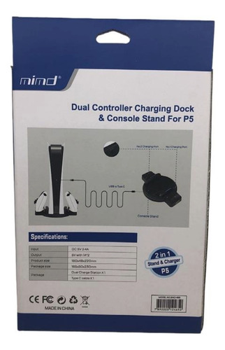 Base Cargador Para Controles Playstation Ps5 Dock