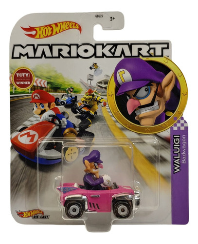 Hot Wheels Mario Kart  Waluigi Badwagon 1:64