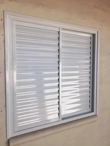 Postigon Corredizo De Aluminio Blanco 150 X 120