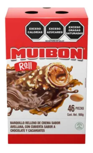 Chocolate Muibon Roll 46 Pzas
