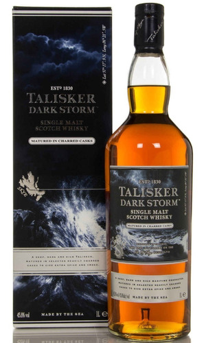 Whisky Single Malt Talisker Dark Storm Litro Origen Escocia.