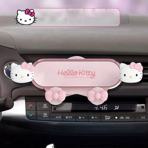 Soporte Para Teléfono Móvil Sanrio Hello Kitty Con Dibujos A Soporte De Coche Para Teléfono Móvil