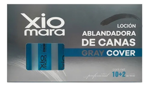 Xiomara Locion Ablandador De Canas Gray Cover Ampolletas10ml