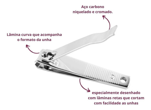 Cortador De Unhas Aço Made Basic