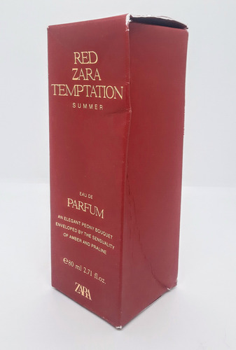 Zara Red Temptation Summer Eau De Parfum Spray Para Mujer