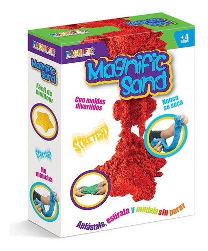 Imagen 1 de 3 de Magnific Sand Arena Masa Moldes Dinosaurios