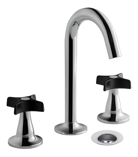 Imagen 4 de 7 de Juego Griferia Baño Fv Petalo Ducha Bide Lavatorio 900.03m3