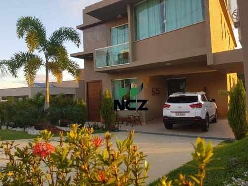 Imagem 14 de 15 de Casa Com 5 Dormitórios À Venda, 359 M² Por R$ 1.500.000,00 - Alphaville Litoral Norte 2 - Camaçari/ba - Ca3537