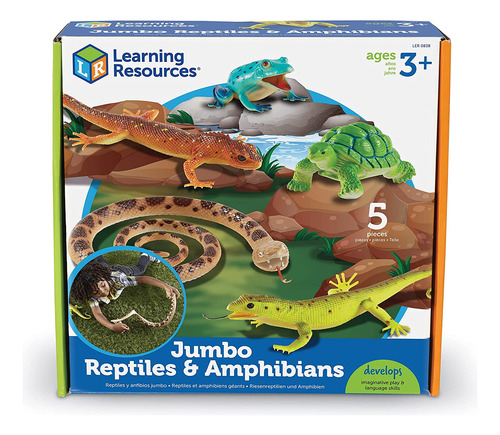 Learning Resources Reptiles Y Anfibios Gigantes, Tortuga, Ge