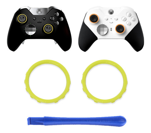 2 Anillos Decorativos Gamepad Para Xbox One Elite/series 2