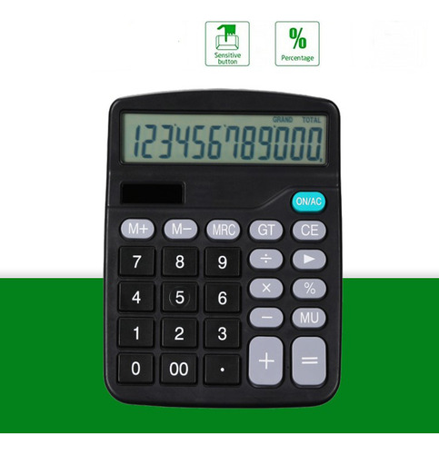Dnn Calculadora Mesa 12 Dígitos Com Visor Lcd Grande