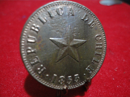 Moneda Un Centavo 1853 - Chile
