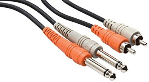 Hosa Technology Cpr-202 Cable De Audio 2 M 2 X Rca 2 X 6,35m