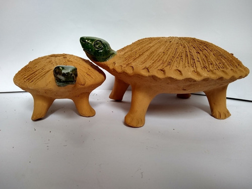 Imagen 1 de 4 de 2 Figuras Para Chía Oaxaca Barro Colorado Artesanía Atzomp