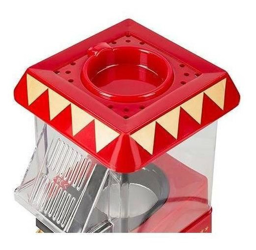 Pochoclera Electrica Maquina Pochoclos Carrito Winco W321 Ep Color Rojo