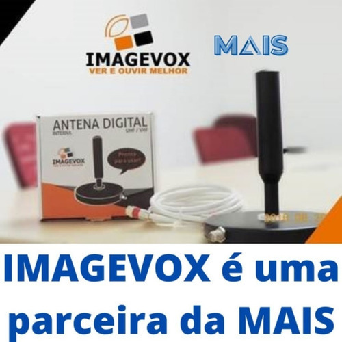 Antena Digital Dtv100 4 Em 1 Hdtv Vhf Uhf Fm Dtv-100 Aquario