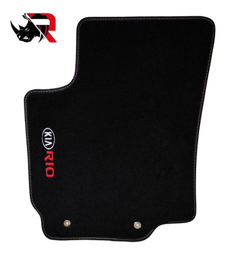 Imagen 2 de 5 de Tapetes De Alfombra Automotriz Compatible Con Rio Kia