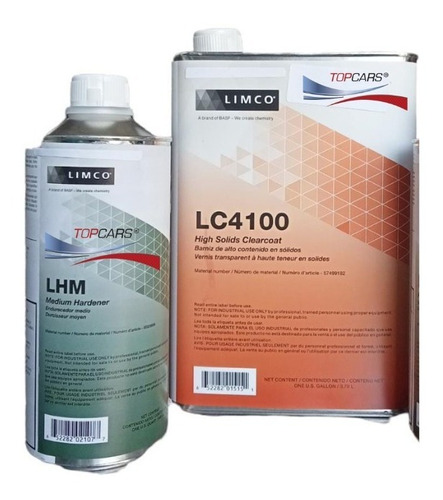 Kit Lc4100, Barniz Transparente Con Catalizador Lhm