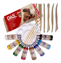 Comprar Kit Cerámica Sin Horno, Pintura, Pinceles, Estecas.