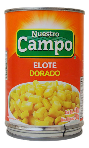 Elote Dorado Nuestro Campo 430g