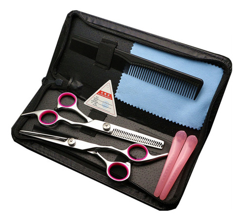 Set De Pelo Profesional Salon Scissors De Acero Inoxidable