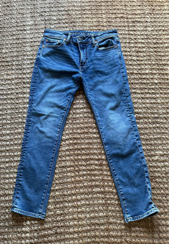 Jeans American Eagle 30x30 Soft Knit Usado Buen Estado.