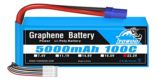 Bateria Lipo 22.2v 5000mah Rc Yowoo