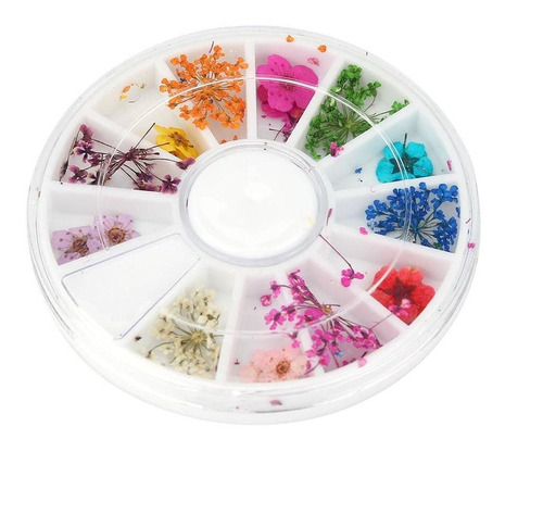 Mini Flores De Uñas, Flores Secas, Para Decoración De Uñas