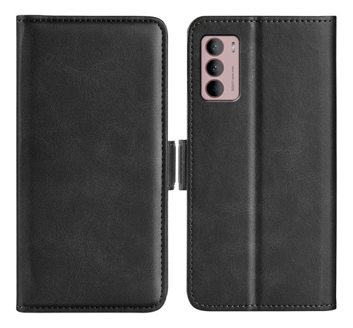 Funda De Cuero Magnética De Doble Cara Para Motorola Moto G4