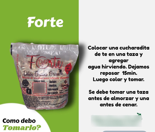 Te Forte - Quema Grasa + Aros Para Bajar De Peso, Adelgaza