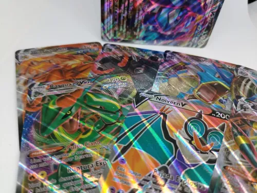 Carta Pokemon Zeraora Gx + 30 Cartas Vmax V Aliados Gx