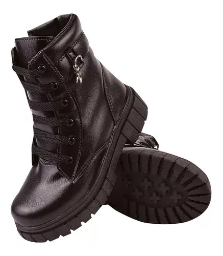 bota botinha coturno fashion baby infantil menino e menina